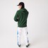 Lacoste Sweat Zipper Hoodie Organic Brushed Cotton Blend Fleece Cardigan Green