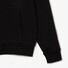 Lacoste Sweat Zipper Hoodie Organic Brushed Cotton Blend Fleece Vest Zwart