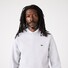 Lacoste Sweatshirt Crew Neck Uni Color Brushed Organic Cotton Fleece Trui Silver Chine