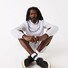 Lacoste Sweatshirt Crew Neck Uni Color Brushed Organic Cotton Fleece Trui Silver Chine
