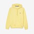 Lacoste Sweatshirt Hoodie Brushed Organic Cotton Fleece Kangaroo Pockets Trui Geel