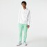 Lacoste Sweatshirt Hoodie Brushed Organic Cotton Fleece Kangaroo Pockets Trui Wit