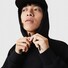 Lacoste Sweatshirt Hoodie Brushed Organic Cotton Fleece Kangaroo Pockets Trui Zwart