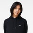 Lacoste Sweatshirt Hoodie Brushed Organic Cotton Fleece Kangaroo Pockets Trui Zwart