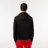 Lacoste Sweatshirt Hoodie Brushed Organic Cotton Fleece Kangaroo Pockets Trui Zwart