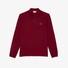 Lacoste Uni Color Long Sleeve Classic Cotton Piqué Polo Bordeaux Red