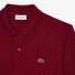 Lacoste Uni Color Long Sleeve Classic Cotton Piqué Polo Bordeaux Red