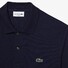 Lacoste Uni Color Long Sleeve Classic Cotton Piqué Polo Navy