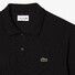 Lacoste Uni Color Long Sleeve Classic Cotton Piqué Polo Zwart