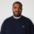 Lacoste Uni Cotton Crew Neck Chest Logo Embroidery Trui Navy Blue