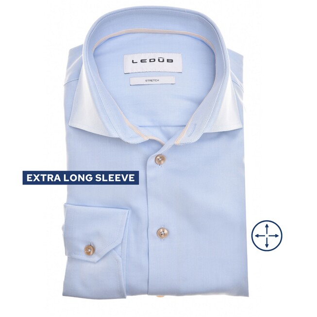 Ledûb 4-Way Stretch Shirt Light Blue
