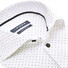 Ledûb Allover Dot Star Pattern Pure Cotton Overhemd Wit-Navy