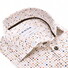 Ledûb Allover Fantasy Dots Pattern Easy-Iron Overhemd Zand-Donker Bruin
