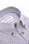 Ledûb Allover Fantasy Pattern Easy-Care Cotton Button-Down Shirt Light Blue