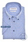 Ledûb Allover Fantasy Pattern Easy-Care Cotton Button-Down Shirt Mid Blue
