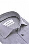 Ledûb Allover Fine Check Pattern Pure Cotton Overhemd Donker Blauw