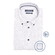 Ledûb Allover Fine Dot Star Pattern Short Sleeve Overhemd Wit-Navy