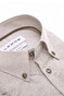 Ledûb Allover Mini Abstract Pattern Button-Down Comfort Blend Fabric Overhemd Licht Bruin