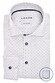 Ledûb Allover Multi Dots Pattern Comfort Fabric Overhemd Wit-Blauw