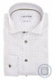 Ledûb Allover Multi Dots Pattern Comfort Fabric Overhemd Wit-Groen