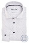 Ledûb Allover Multi Dots Pattern Comfort Fabric Shirt White-Blue