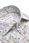 Ledûb Allover Paisley Fantasy Easy-Iron Cotton Overhemd Groen-Blauw