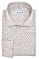 Ledûb Allover Pattern Easy-Iron Cotton Overhemd Zand