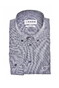 Ledûb Button Down Allover Mini Check Shirt Navy