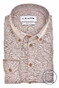 Ledûb Button-Down Linnen Cotton Overhemd Donker Bruin