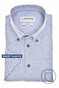 Ledûb Button Down Texture Weave Cotton Easy-Iron Overhemd Blauw