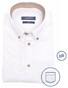 Ledûb Cotton Blend Collar Contrast Overhemd Wit-Zand