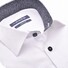 Ledûb Cotton Blend Collar Contrast Shirt White-Dark Blue