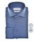 Ledûb Cotton Jersey Stretch Solid Color Overhemd Midden Blauw
