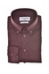Ledûb Cotton Jersey Stretch Uni Color Button-Down Overhemd Donker Rood