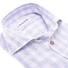 Ledûb Cotton-Linen Blend Check Overhemd Blauw