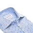 Ledûb Cotton Subtle Stretch Fantasy Pattern Overhemd Licht Blauw