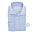Ledûb Cotton Subtle Stretch Fantasy Pattern Overhemd Licht Blauw