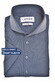 Ledûb Cutaway Collar Stretch Subtle Texture Polo Donker Blauw