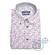 Ledûb Dot Fantasy Button-Down Modern Fit Overhemd Groen-Roze