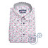 Ledûb Dot Fantasy Button-Down Modern Fit Overhemd Groen-Roze