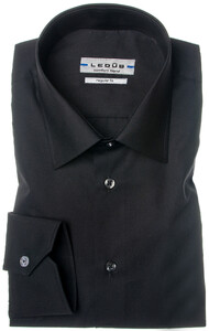 Ledûb Dress Shirt 55-45 Overhemd Zwart