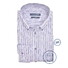 Ledûb Duo Stripe Cotton Easy-Iron Button-Down Overhemd Paars