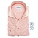 Ledûb Easy-Care Fine-Structure Cotton Overhemd Mid Orange