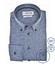 Ledûb Easy Iron Allover Abstract Fantasy Pattern Overhemd Midden Blauw