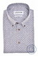 Ledûb Easy Iron Cotton Allover Fantasy Pattern Overhemd Licht Blauw