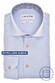 Ledûb Extra Long Sleeve Cotton Non-Iron Subtle Contrast Fabric Overhemd Lichtblauw-Blauw