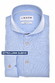 Ledûb Extra Long Sleeve Linnen Look Subtle Contrast Details Overhemd Licht Blauw