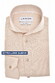 Ledûb Extra Long Sleeve Linnen Look Subtle Contrast Details Overhemd Licht Bruin