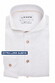 Ledûb Extra Long Sleeve Linnen Look Subtle Contrast Details Overhemd Wit