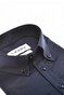 Ledûb Extra Long Sleeve Polo Cotton Jersey Stretch Blauw
